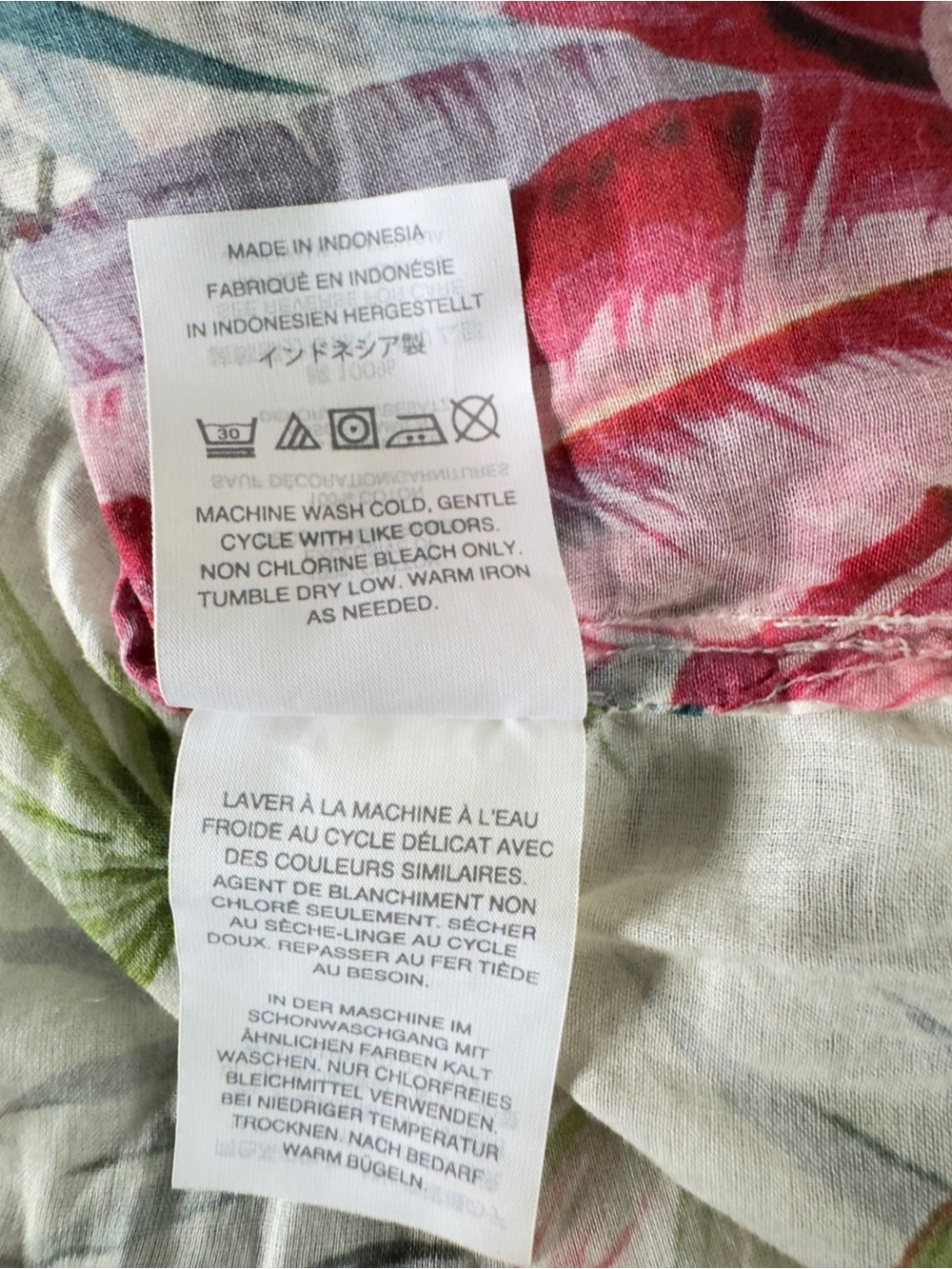Pierre Frey for J.Crew Tropical Botanical Maxi Tunic Dress Cover-Up Size Small - Picture 10 of 13